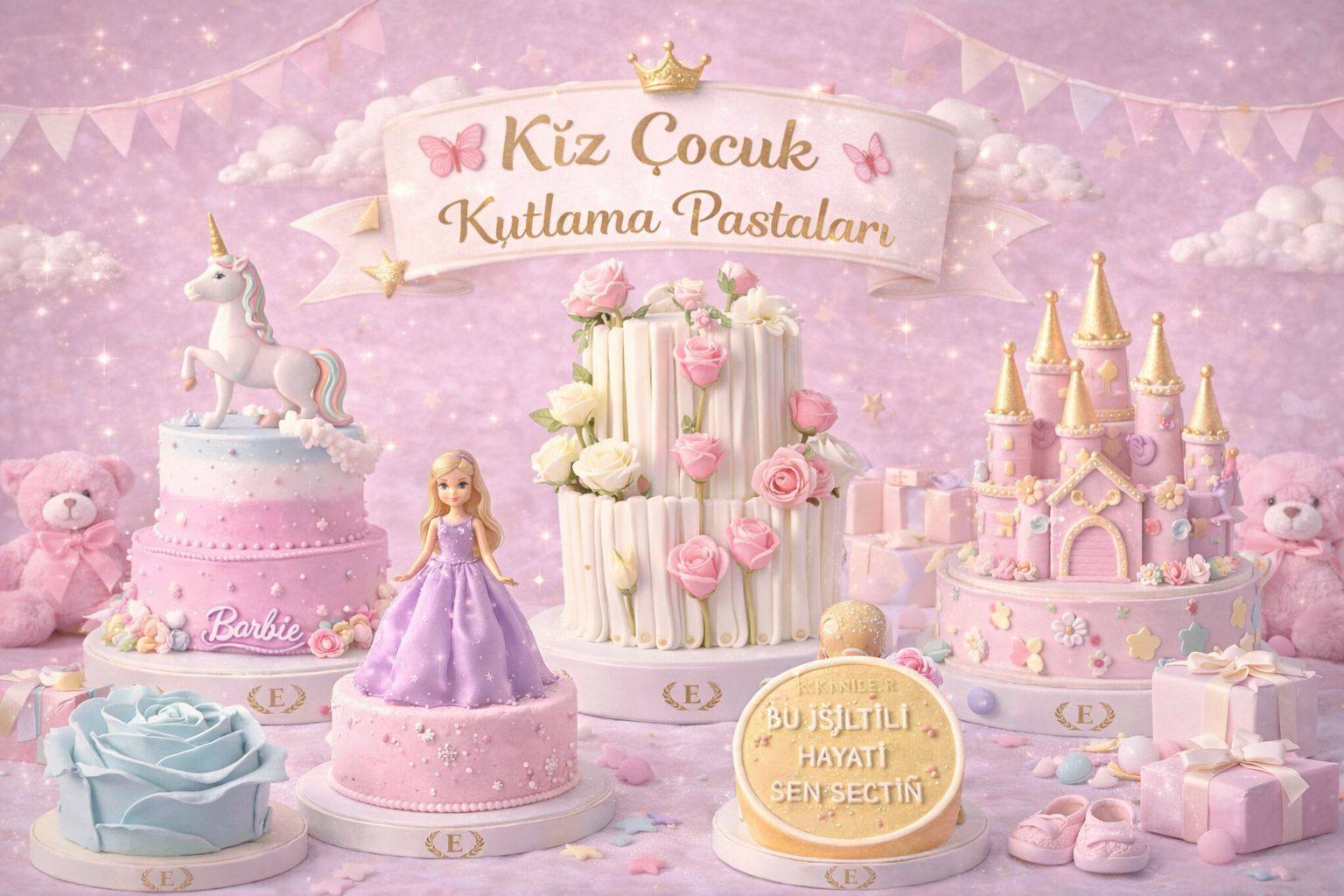 KIZ ÇOCUK PASTALARI