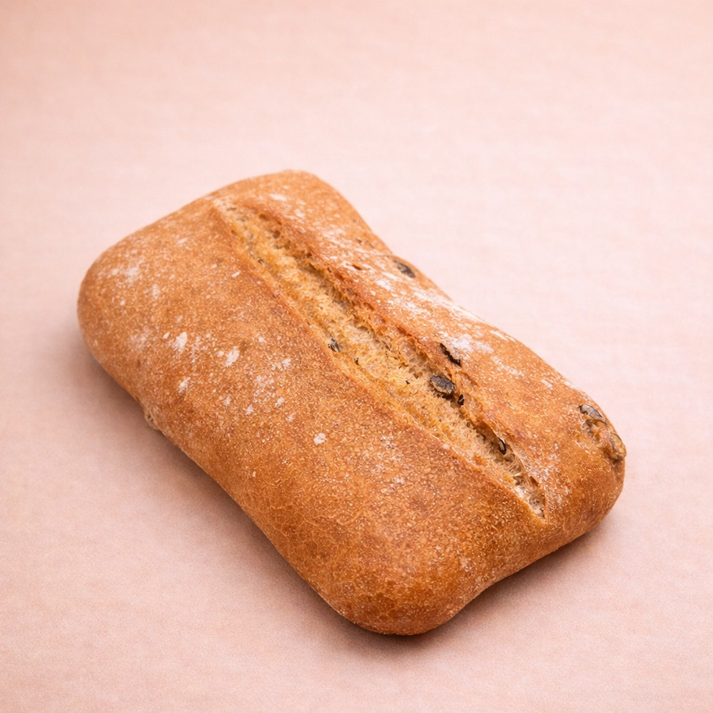 Zeytinli Ciabatta Ekmeği