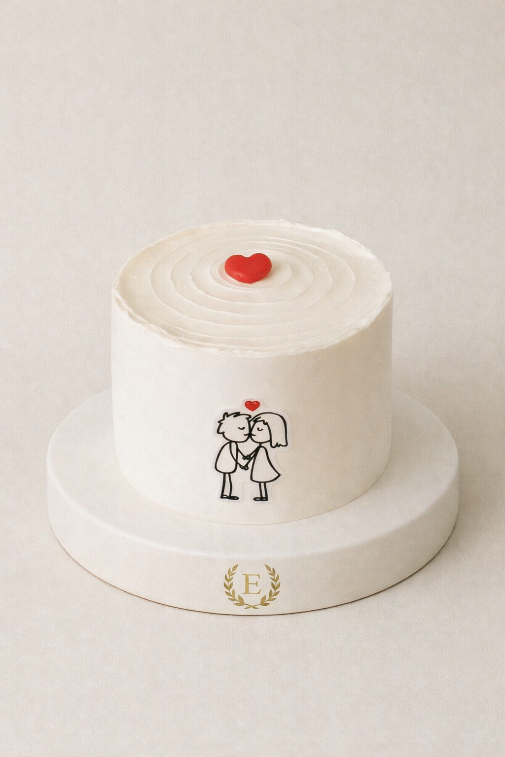 Aşk Kalpli Eğlenceli Esprili Pasta