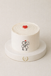 Aşk Kalpli Eğlenceli Esprili Pasta