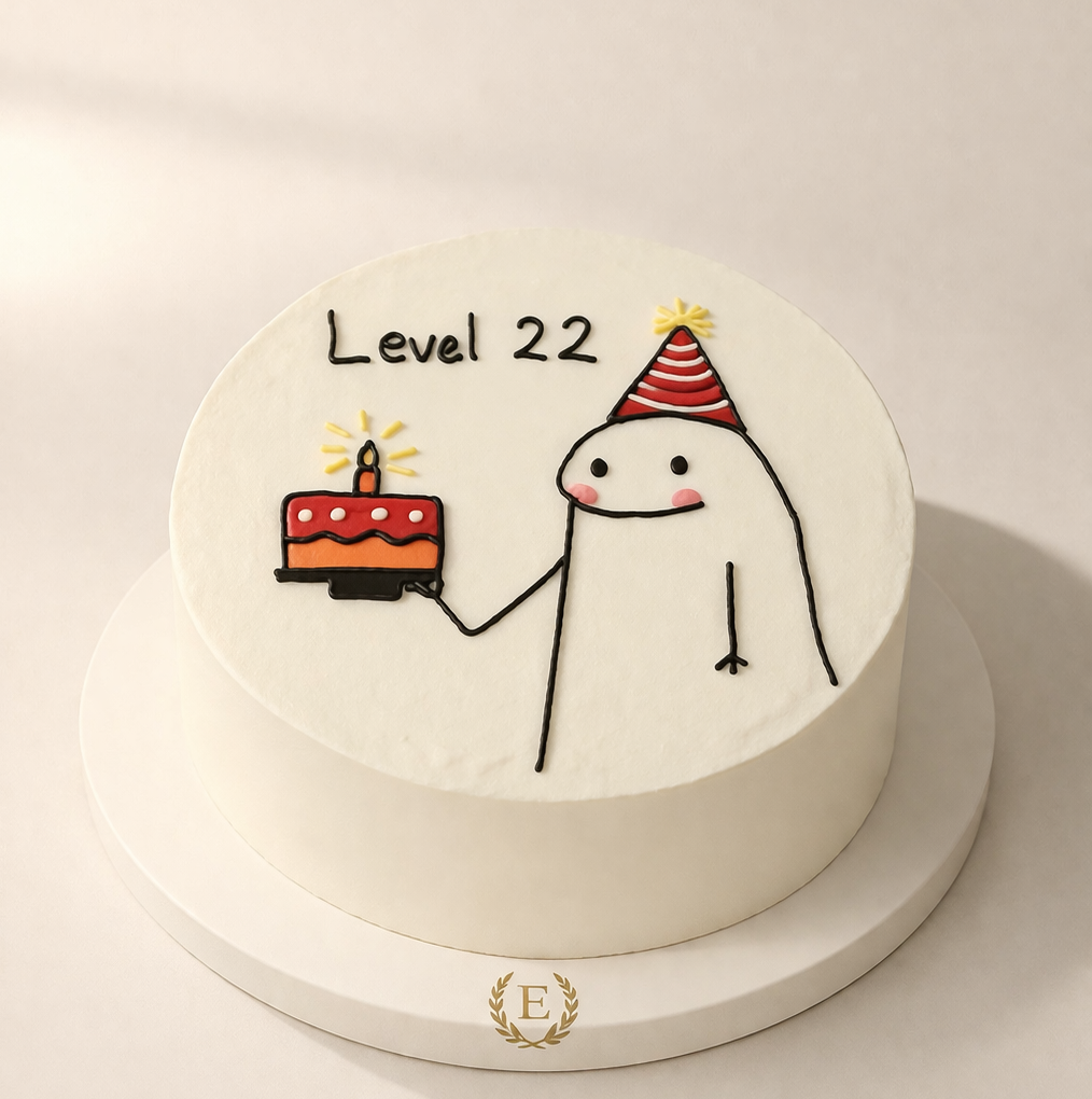 Level 22 Eğlenceli Esprili Pasta