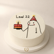 Level 22 Eğlenceli Esprili Pasta
