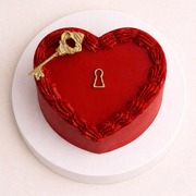 Aşk Anahtarı Kalp Pasta