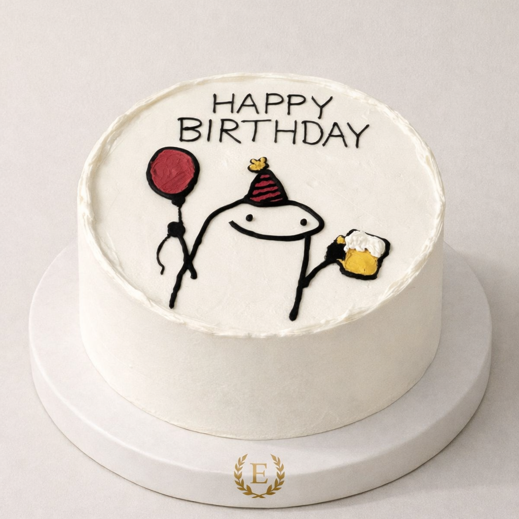 Happy Birthday Eğlenceli Esprili Pasta