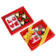 Kırmızı Kutuda Baskılı Tablet Çikolata  Kutusu