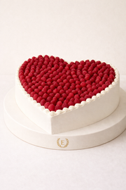 Meyveli Vintage Kalp Pasta