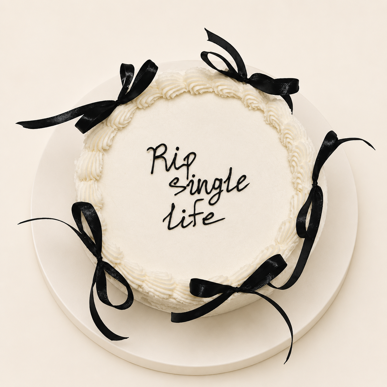 Rip Single Life Bekarlığa Veda Partisi Pastası