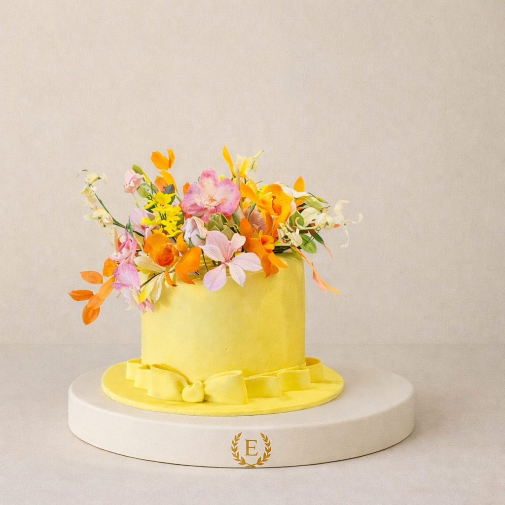 Bahar Çiçekli Pasta