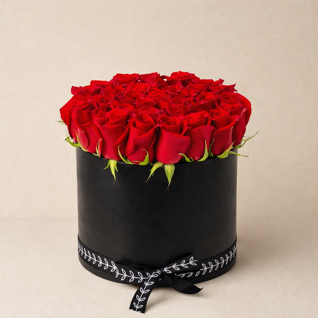 Premium 30 Kırmızı Gül Kutusu