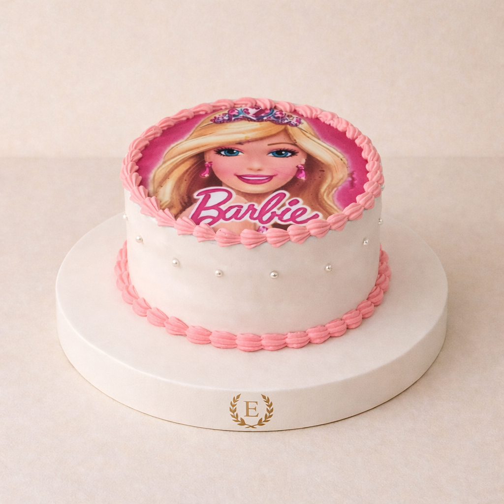 Barbie Resimli Pasta