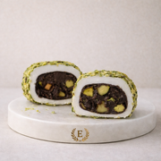 File Fıstık Kaplı Çikolatalı Fıstıklı Paşa Sarma Fitil Lokum