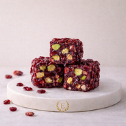 Kırmızı Üzümlü Nar Aromalı Antep Fıstıklı Fitil Lokum