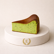 Pistachio San Sebastian Cheesecake (Portion)