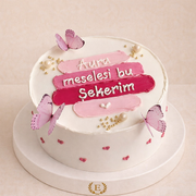 Aura Meselesi Bu Şekerim Yazılı Pasta