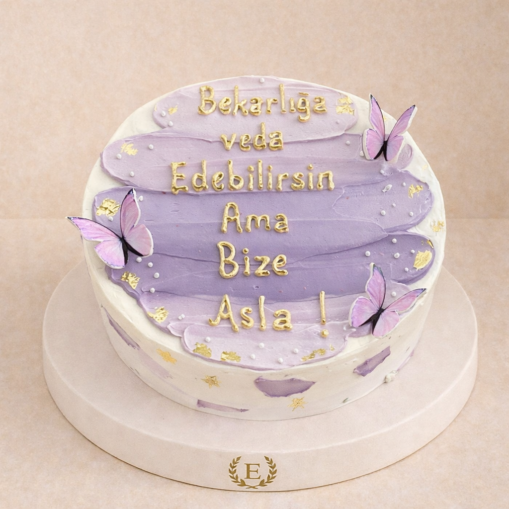 Bekarlığa Veda Edebilirsin Ama Bize Asla Yazılı Pasta