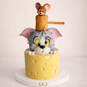 Tom ve Jerry Tasarım Pasta