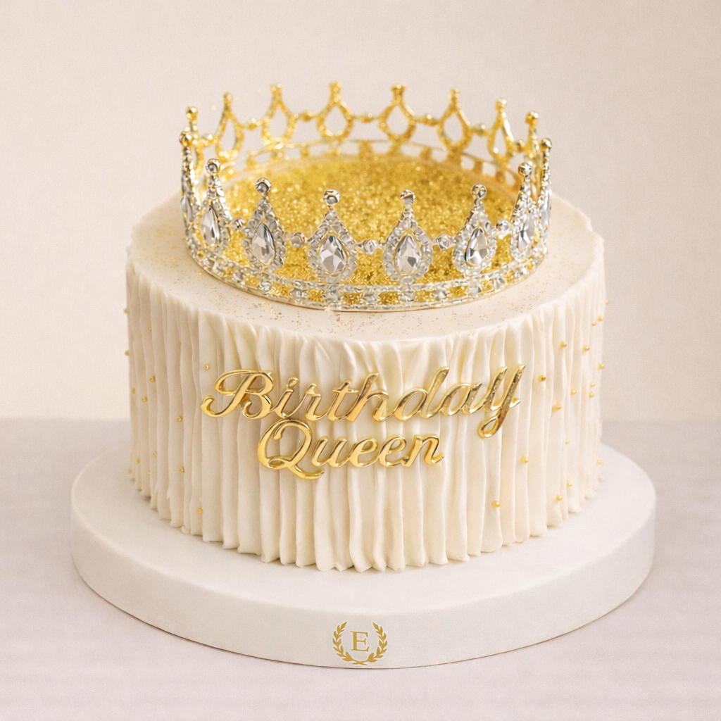 Birthday Queen Taç Pasta