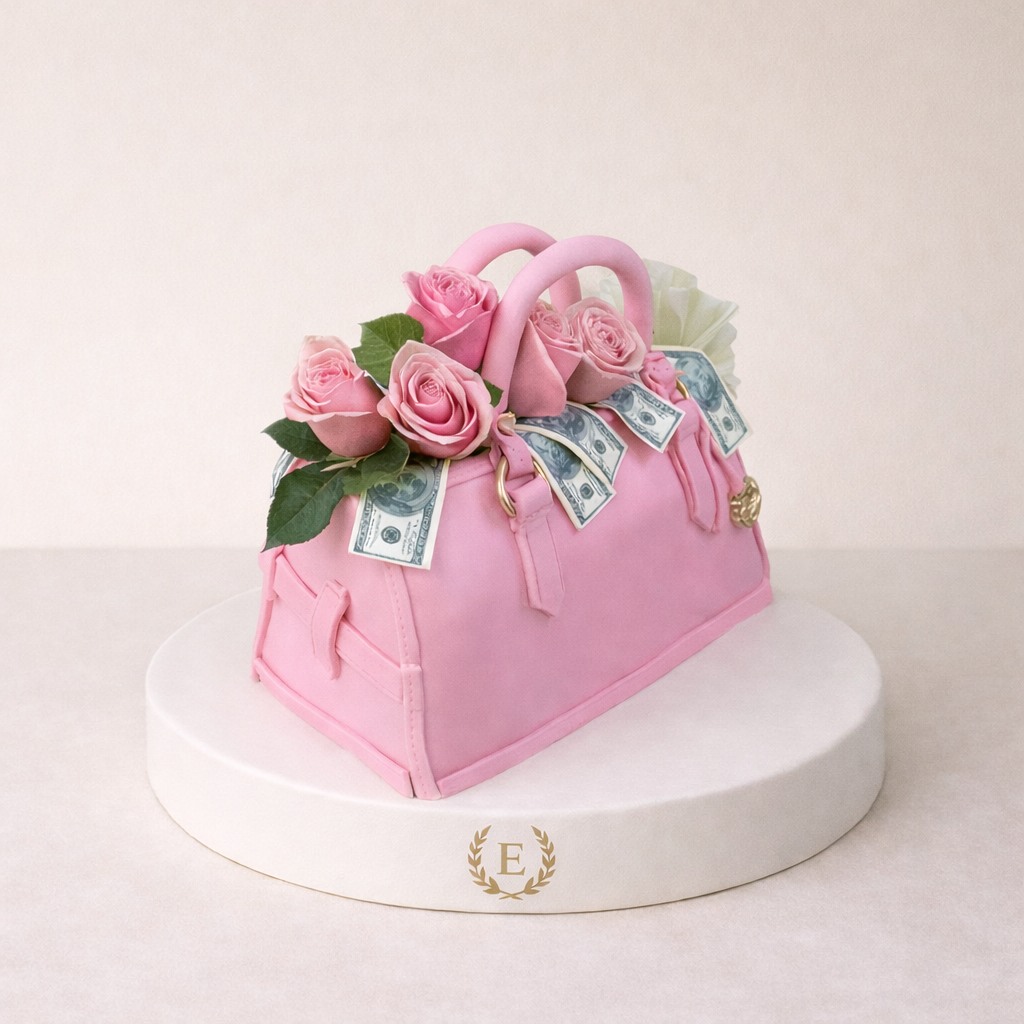 Çiçekli Çanta Pasta