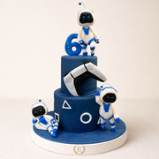 Astro Robot İki Katlı Pasta