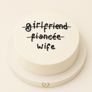 Girlfriend Fiancee Wife Bekarlığa Veda Partisi Pastası