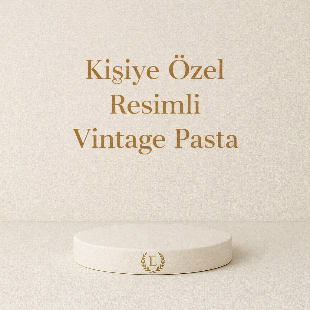 Kişiye Özel Resimli Vintage Pasta