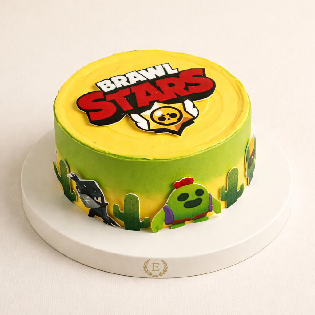 Brawl Stars Temalı Pasta